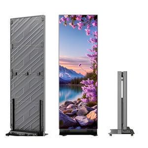 Pantalla LED inteligente P2.5 con soporte de pie, señalización digital Full HD, pantalla para interiores con animación, texto publicitario para centros comerciales - Product Image 1