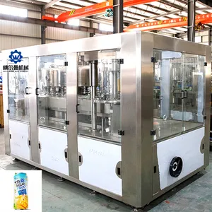 Thiết Kế Tùy Chỉnh Juice Can Seaming Máy Công Nghiệp Canning Thiết Bị Nước Ép Trái Cây Canning Máy