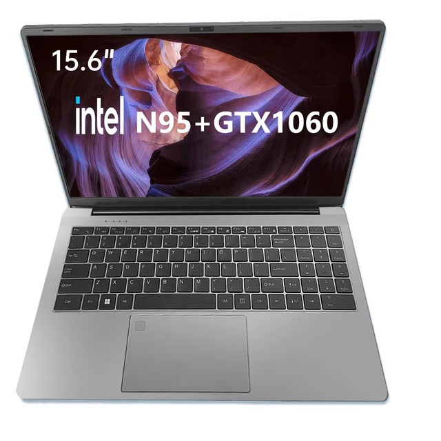 Best Price Quad Core N95+GTX1060 15.6Inch Laptop Touch Screen Intel Celeron Dual Graphics Card Gaming Notebook US Plug