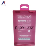 Boîte en plastique transparent personnalisée de haute qualité pour chargeur d'emballage de détail électronique et câble de date avec crochet