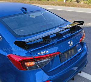 สปอยเลอร์หลังสำหรับ Honda Civic รุ่นที่ 11 ซีดาน ปี 2022 2023 2024 ชิ้นส่วนแต่ง ABS พลาสติก สปอยเลอร์ฝากระโปรงท้ายรถยนต์ อุปกรณ์ตกแต่งรถยนต์ - Product Image 3
