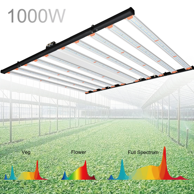 High Power LED Full Spectrum Grow Light Waterproof IP65 Lamp Body Plant Growth Lighting