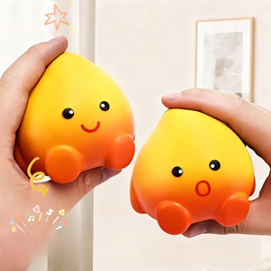 ตุ๊กตาดับเพลิงน้อยสุดสร้างสรรค์ บีบสนุก บีบแล้วเด้งช้า ทำจาก PU/EVA ช่วยคลายเครียด น่ารัก ของเล่นเสริมพัฒนาการ ของขวัญ - Product Image 4