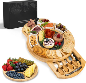 Ensemble de planches à fromage en bambou personnalisées - Cadeaux de <span class=keywords><strong>d</strong></span>éménagement, cadeau de mariage, cadeau de fête prénuptiale, cadeaux <span class=keywords><strong>d</strong></span>'anniversaire <span class=keywords><strong>pour</strong></span> femmes - Product Image 3