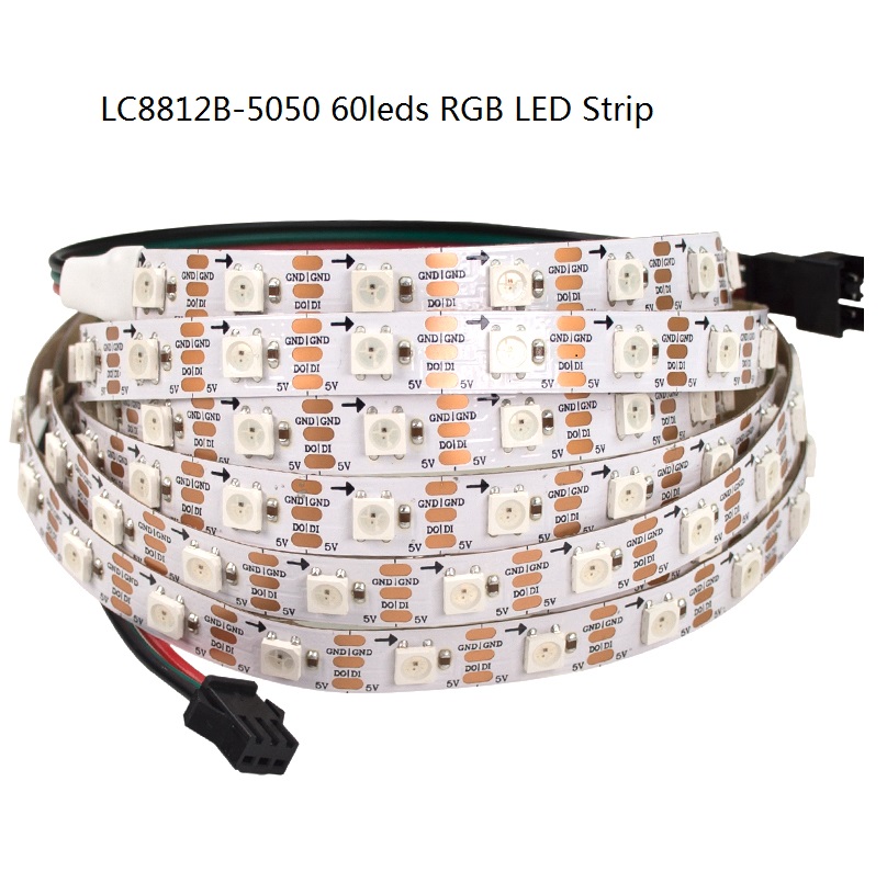 Dc5v Addressable Digital SK6812 Led Smd Chip 4 Pins 0.1W LC8805B Ic Built-in Smd 5050 RGB Led Chip