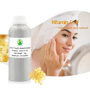 High Quality Raw Material Oil Cosmetic Use 100% Pure Vitamin E Oil VE For Skincare Whitening Hair Care Massage Oil