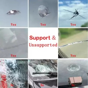 Kit de réparation de fissures de vitres de vitres avant de voiture DIY Kit de réparation de fissures de vitres de <span class=keywords><strong>pare</strong></span>-<span class=keywords><strong>brise</strong></span> - Product Image 4