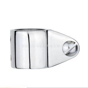 Shining Double <b>Top</b> Sleeve Connector Stainless Steel Marine Hardware For Awning Support Frame - Product Image 3
