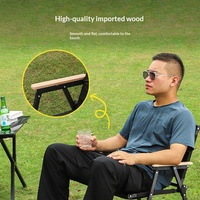 Chaise de camping pliable portable OEM, directement de l'usine, en métal, pour pique-nique en extérieur, plage et pêche