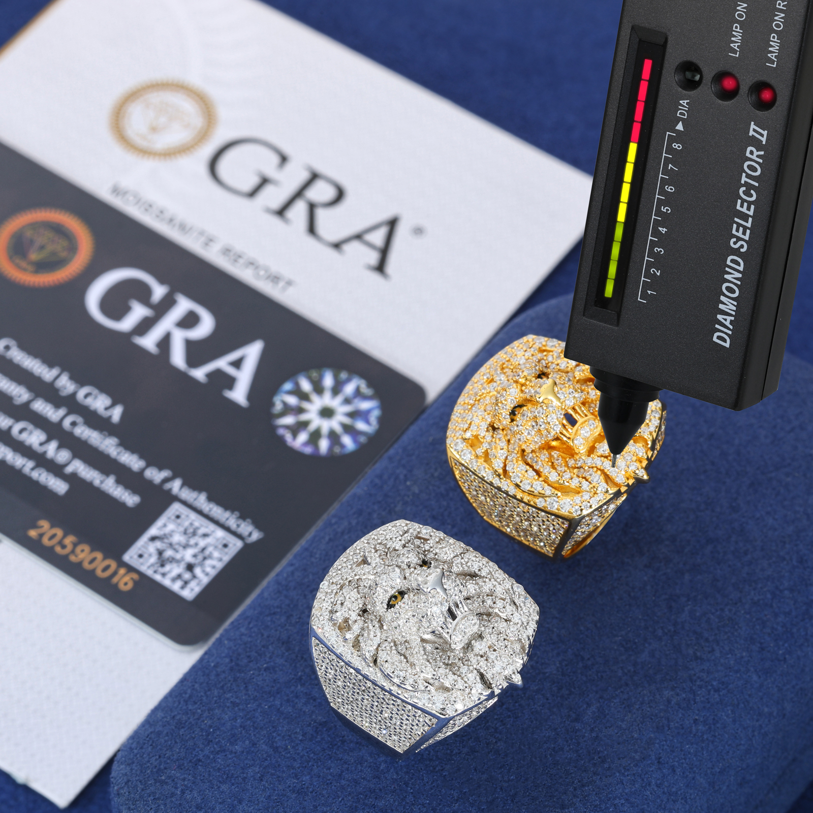 mens white gold ring