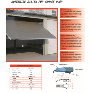 Ouvre-<span class=keywords><strong>porte</strong></span> <span class=keywords><strong>de</strong></span> <span class=keywords><strong>garage</strong></span> automatique électrique intelligent Moteur AC Design moderne <span class=keywords><strong>Installation</strong></span> facile pour villas et appartements - Product Image 6