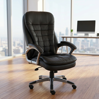 Échantillon gratuit Offre Spéciale confortables chaises tournantes de direction chaises de patron en cuir PU réglables pour le bureau
