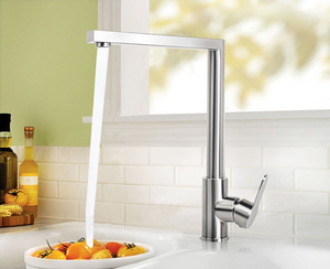 Grifo de Cocina de Acero Inoxidable 304 para Agua Fría/Caliente, para Lavandería y Lavabo - Product Image 3