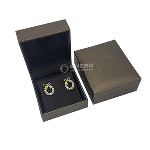 Boîtes de luxe en gros, exquises, noires, personnalisées, de qualité supérieure, pour collier, bracelet, bague, boucles d'oreilles, boîtes à bijoux - Product Image 3