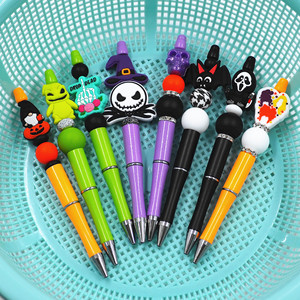 Custom Unique Easy to String Newborn Teething <b>Nursing</b> Chew Bead Skull Shape Silicone Beads - Product Image 5