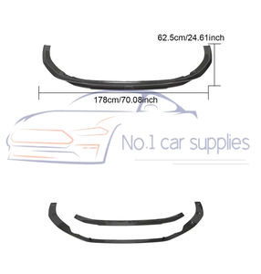 Lèvre de pare-chocs avant en fibre de carbone <span class=keywords><strong>s</strong></span>èche RS4 2020 2021 pour pare-chocs <span class=keywords><strong>S</strong></span>-<span class=keywords><strong>Line</strong></span> B9 <span class=keywords><strong>A4</strong></span> Avant 4 portes - Product Image 4