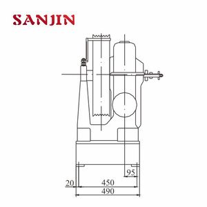 TORINDRIVE लिफ्ट गियर कर्षण मशीन YJ240B - Product Image 3