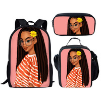 Dropship Sac à dos imperméable et résistant à l'abrasion Cool Girl Design Sustainable Backpack for Girls' Schoolbag 17 Inch
