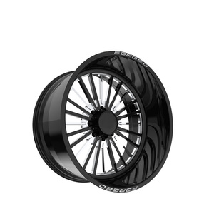 Jantes en aluminium forgé noir à fond profond 20-30 pouces 8x180 120,65 mm Haute résistance Jantes tout-terrain SRW pour GMC 2500 2024 - Product Image 3