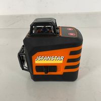 Niveau laser rotatif professionnel 360° 1v1h, laser vert, 2 lignes croisées, niveau laser vert, auto-nivelant