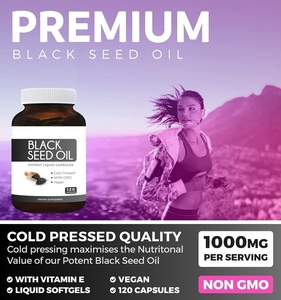 Siyah tohum yağı <span class=keywords><strong>Softgel</strong></span> cilt sağlık Premium soğuk preslenmiş E vitamini siyah tohum yağı ile çörek otu siyah tohum yağı <span class=keywords><strong>Softgel</strong></span> - Product Image 5