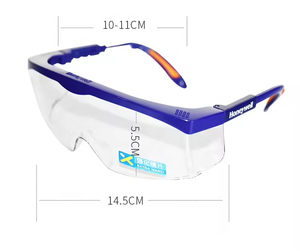 허니웰 실리콘 프레임 안전 안경 방풍 방습 작업 안전 보호 안경 - Product Image 4