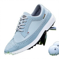 Nouvelle conception, grande taille, chaussures de golf classiques pour hommes, imperméables, en microfibre, semelle en caoutchouc PU, fabrication OEM personnalisée, hiver/été