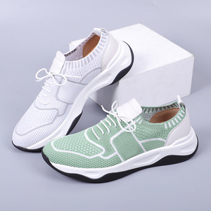 Chaussures décontractées sportives en maille pour hommes, bout rond, à lacets, respirantes, légères, semelle intermédiaire en EVA, semelle extérieure en caoutchouc - Product Image 5