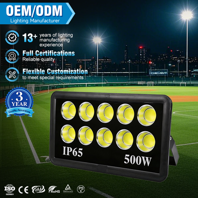Super Bright Waterproof Outdoor 50w 100w 150w 200w 250w 300w 400w 500w 600w 800w 1000w Led Flood Light