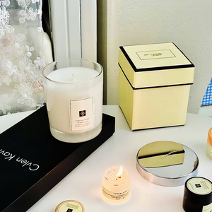 Tùy Chỉnh Thơm Nến Sang Trọng Jo Malon Vòng Nến Thủy Tinh Jar Bán Buôn Với Nút Chai Nắp Và Hộp Bao Bì Reed Khuếch Tán - Product Image 6