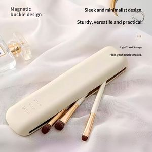 Simple Fashion Portable Travel <b>Makeup</b> Bag Open Magnet for Brow Pencil <b>Case</b> Eyeshadow <b>Brush</b> Dust Proof <b>Case</b> - Product Image 4