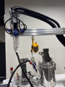 2K Silicone elettrico epossidici poliuretani sistema di misurazione e dosaggio del componente AB applicatore di colata per applicazione chimica - Product Image 5