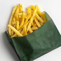 Boîtes personnalisées avec logo-Boîtes à hamburger de luxe et sac à frites Récipients alimentaires jetables