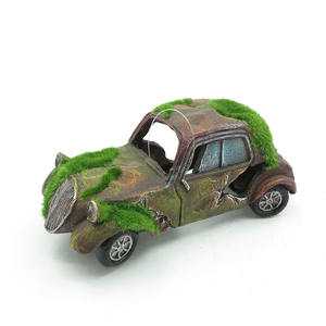 Résine ornement <span class=keywords><strong>Aquarium</strong></span> grotte décoration <span class=keywords><strong>Aquarium</strong></span> voiture endommagée décoration <span class=keywords><strong>Aquarium</strong></span> aménagement paysager - Product Image 4