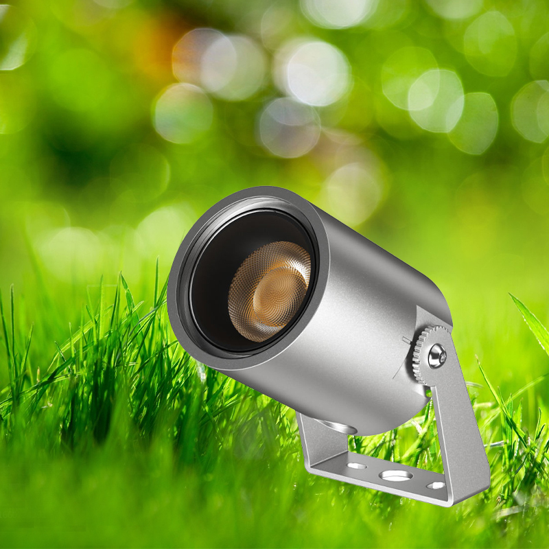 Outdoor Lawn Garden Landscape Lighting LED Spotlight IP66 Waterproof Aluminum Flood Lights Recessed Dimmable Spotlights High CRI