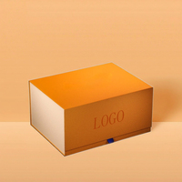 Boîte cadeau magnétique de luxe écologique personnalisée, boîte en carton rigide recyclé avec couvercle et base pour l'emballage de bijoux haut de gamme