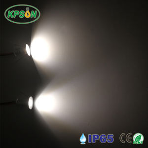 ไฟสปอตไลท์ LED ขนาดเล็ก <span class=keywords><strong>1W</strong></span> กันน้ำ IP65 สำหรับติดตั้งในตู้ ไฟเพดานขนาดเล็ก แสงวอร์มไวท์ - Product Image 5