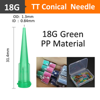 Embouts coniques en plastique 14-25G Smoothflow pour distributeur de colle, aiguilles coniques TT pour adhésif, raccord Luer Lock à découper