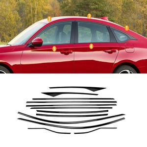 แถบตกแต่งหน้าต่างรถยนต์ สแตนเลส สำหรับกรอบประตูภายนอก สำหรับ Honda Accord 2018-2025 ชุดแต่งรถยนต์ อุปกรณ์ตกแต่งรถยนต์ - Product Image 1