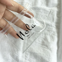 Bolsa de Plástico Transparente de PVC Personalizada de Lujo para Joyería, Bolsa Pequeña con Cierre para Guardar Joyas, Bolsa con Cierre para Pendientes y Collares