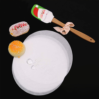 Papier sulfurisé en silicone biodégradable réutilisable, imprimé sur mesure, double face, pré-découpé, antiadhésif, pour la cuisson du pain et des sushis