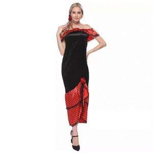 Robe de danse flamenco espagnole pour filles, costume de fête, tenue de danse pour enfants, 4ourcostumes - Product Image 1
