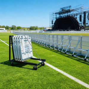 Barrera de Control de Multitudes para Recogida de Equipaje en Aeropuertos, Fabricada con Acero Galvanizado o Recubierto de Polvo, o Aleación de Aluminio, con Sistema de Encaje, Certificación CE ISO - Product Image 1