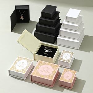 Nuovo classico creativo Stock Book a forma di anello magnetico collana orecchino ciondolo gioielli scatola di imballaggio - Product Image 5