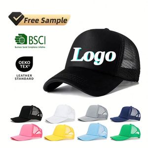 Casquettes de camionneur en mousse personnalisables à faible MOQ, avec logo brodé ou patch, en maille, promotionnelles et abordables pour fabricants - Product Image 1