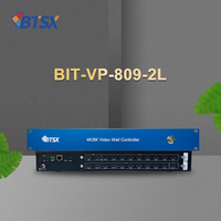 Procesador de Señal de Video Bitvisus FCC CE RoHS de 8 Entradas y 9 Salidas con Ajuste de Bordes HDMI Loopback para Centros de Comando