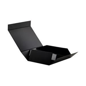 Scatola Regalo <span class=keywords><strong>Grande</strong></span> Pieghevole e Riciclabile in Cartone Rigido Nero con Chiusura Magnetica Personalizzata per Parrucche, Cappelli, Abbigliamento, Gioielli, Scarpe e T-shirt - Product Image 5