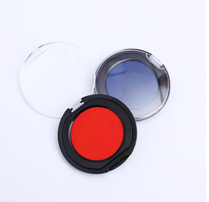 Tampon d'encre à empreintes digitales multicolore Mini tampon d'encre rond à pression à base d'eau Séchage rapide Tampon d'encre professionnel pour le bureau financier - Product Image 4