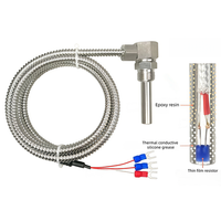 Sensor RTD Teleskopik PT100/PT1000 Platinum Thermal Resistance untuk Pemantauan Suhu Real-time pada Bantalan Motor