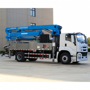 Camion pompe à béton JIUHE JUHE, marque chinoise, meilleur prix, chantier de construction, machinerie de pompage de béton, camion pompe à béton de 20 m - Product Image 3